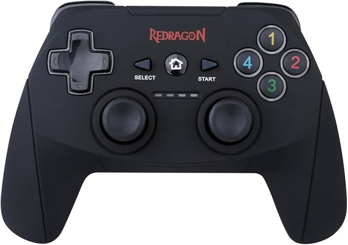 Redragon Harrow Digital/Analog X/D-input PC Wireless Controller, Black