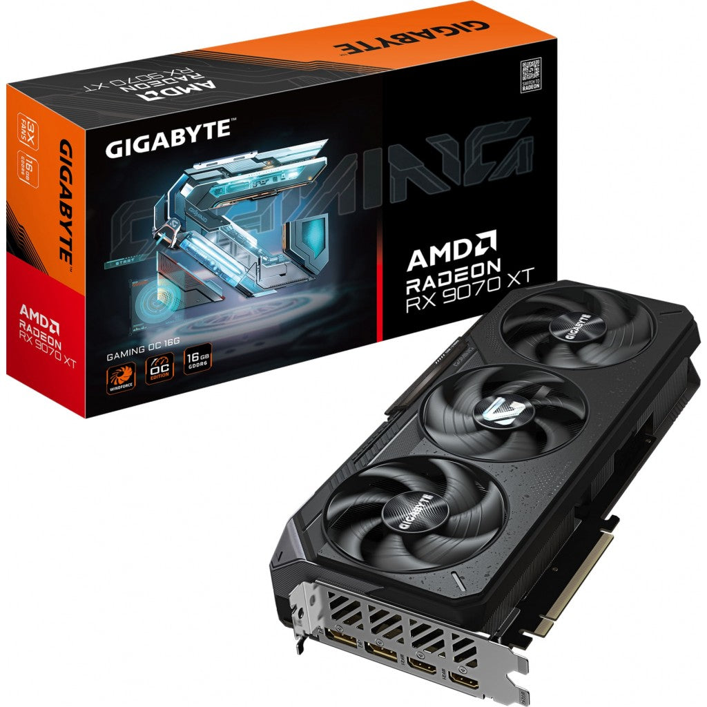 Gigabyte Radeon RX 9070 XT Gaming OC 16GB GDDR6 Graphics Card